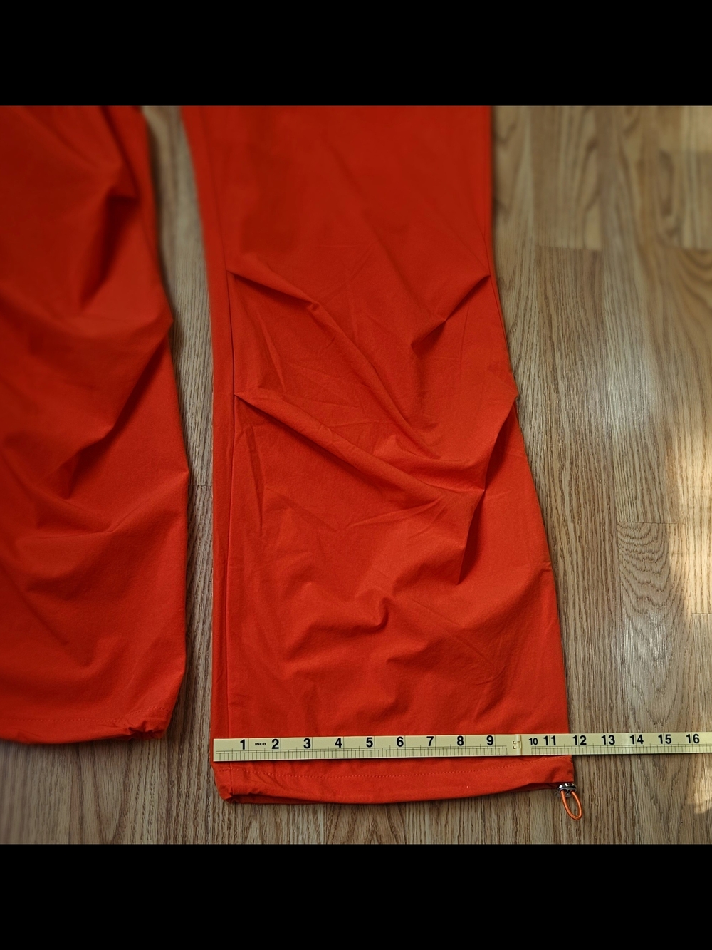 MUY MUY Fancy Collection 2 Piece Cargo Pant Set Orange Crop Top Size L - Picture 10 of 15